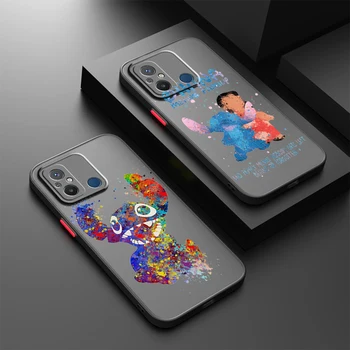 Love Stitch Lilo Для Xiaomi Redmi 12 12C 10 11A 10X 10C 9C 9A 9AT 9 8A 8 Матовый Полупрозрачный Жесткий Чехол Для Телефона Чехол Для телефона Fundas