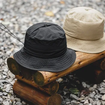 Мужская уличная панама Maden двойного назначения для летних путешествий, портативная пляжная солнцезащитная кепка для отдыха, легкая рыбацкая шляпа большого размера