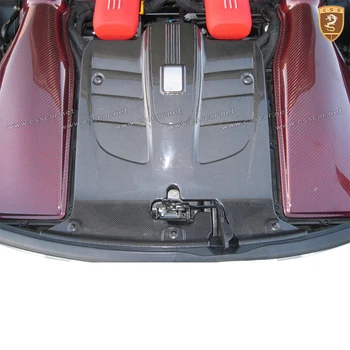 1шт Запятая Крышка двигателя из углеродного волокна в автоклаве для Ferrari F12 Berlinetta 2013-2014 Запасные Аксессуары