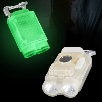 Мини-фонарик, карманный фонарик, 6 режимов освещения, USB-фонарик с зажимом для зарядки, аккумулятор емкостью 600 мАч для экстренной рыбалки на открытом воздухе