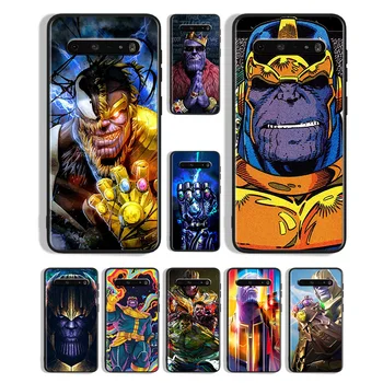 Перчатки Thanos Marvel Для LG K92 K71 K61 K52 K51S K42 K41S K40S K22 Q60 V60 V50 V40 V30 G8X G8 ThinQ Черный Чехол Для Телефона
