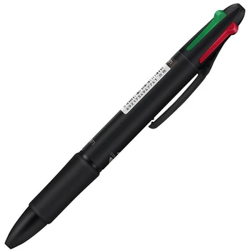 Многоцветная ручка Fine Point 4 В 1, красочные выдвижные ручки для школьников, многофункциональная шариковая ручка, канцелярские принадлежности