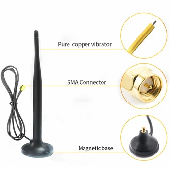 LTE-antena SMA 4G para внутренняя, внутренняя цифровая телевизионная антенна montada 433 беспроводная внешняя телевизионная антенна для портативного телевизора