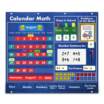 Карманный календарь по математике с 249 полноцветными карточками, карманный график для занятий в классе, прямая поставка