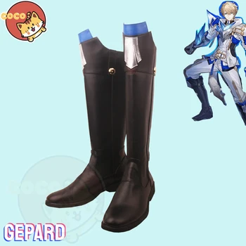 Обувь для косплея Star Rail Gepard Honkai: Обувь для косплея Star Rail Gepard Landau Унисекс Для ролевых игр Любого размера CoCos