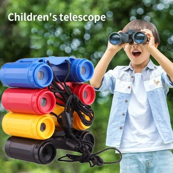Телескоп Портативный детский бинокль Складной Инструмент для наблюдения на открытом воздухе Детский бинокль высокого разрешения