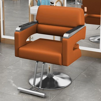 Вращающиеся парикмахерские кресла для парикмахерской, Косметичка, Эргономичные Парикмахерские кресла для спа, кресло для маникюра, Мебель для салона Sillas MR50BC