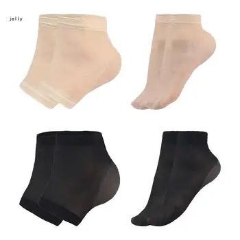 448C Вентилируемые увлажняющие гелевые носки для пяток Спа-Носок для ухода за ногами-Сухие ноги