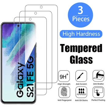 3 Шт. Закаленное стекло Для Samsung A6 A7 A8 Plus A9 2018 A3 A5 A7 J3 J5 J7 2016 J4 J6 Защитная пленка для экрана Galaxy S20 S21 FE Glass