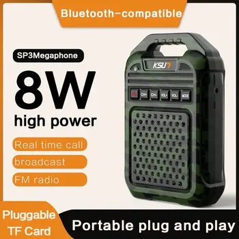 Портативный усилитель голоса, Оконная радиостанция, Портативная рация, беспроводной микрофон, Громкоговоритель, 160 дБ, совместимый с Bluetooth, KSUN SP3