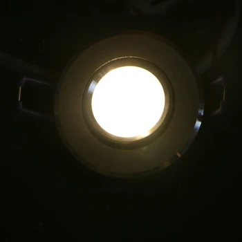 Светодиодные фонари мощностью 1 Вт, 85-265 В, кабинетный мини-светильник, точечный потолочный светильник