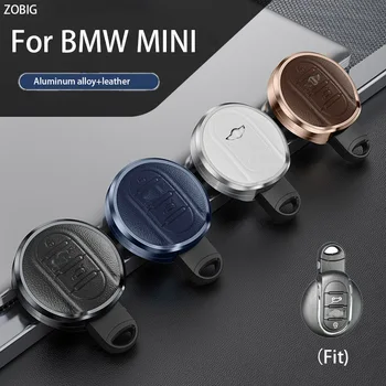 ZOBIG Алюминиевый + Кожаный Чехол-Брелок с Брелками для BMW Mini COOPERS ONE JCW Countryman F56 F55 F54 F57 F60 R55 R56 R57 R