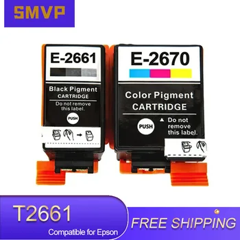 T2661 T2670 266 T266 267 T267 Цветной Совместимый Картридж с Чернилами Премиум-класса для принтера Epson WorkForce WF-100W