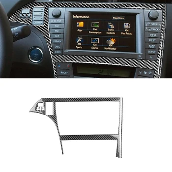Накладка на панель дисплея центральной консоли, Наклейка-деколь для Prius 2012 2013 2014 2015, Аксессуары для интерьера автомобиля из углеродного волокна