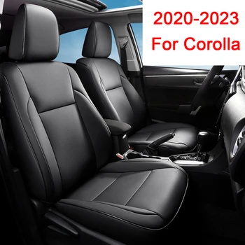 Изготовленные на Заказ кожаные Чехлы Для Автокресел 5 сидений Toyota Corolla 20212022 2023 С Полностью Закрытой Подушкой на 360 ° Защитный Чехол Для Автокресла