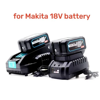 Новейший Аккумулятор BL1830 18V 8000mAh и зарядное устройство Для Makita 18V Battery Перезаряжаемые Сменные Инструменты BL1840 BL1850 BL1860 BL1860B
