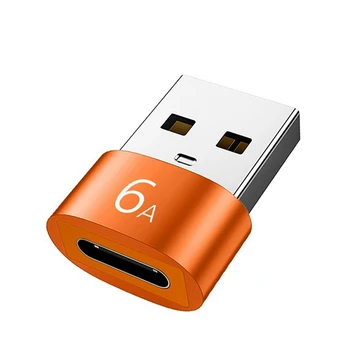 2шт Адаптер 6A Type C к USB 3.0 OTG Конвертер USB C 