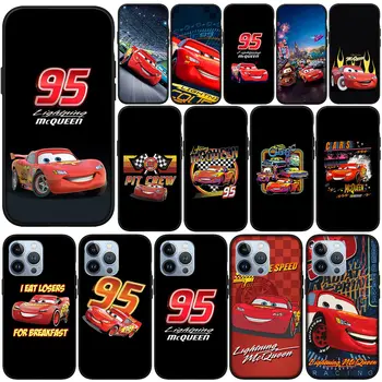 Мягкий Чехол для Apple iPhone 11 15 Pro XS Max X XR 6 7 8 6S Plus + SE 2022 8 + Чехол Для телефона Cars Lightning McQueen 95
