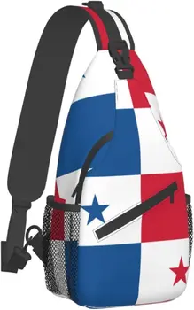 Туристические рюкзаки с флагом Панамы, рюкзак-слинг через плечо, повседневная сумка через плечо для мужчин и женщин, велоспорт на открытом воздухе, пешие прогулки, путешествия