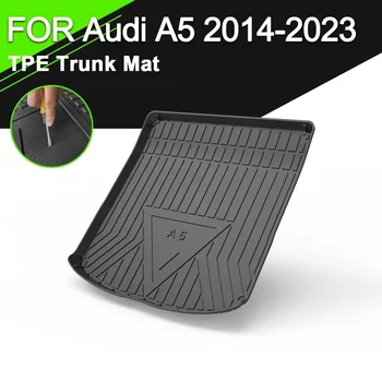 Коврик для задней крышки багажника автомобиля TPE, водонепроницаемая нескользящая резина, Аксессуары для грузового лайнера Audi A5 2014-2023
