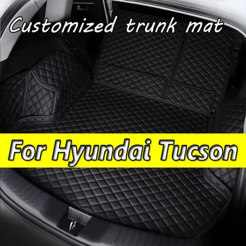 Коврик для багажника автомобиля Hyundai Tucson 2016 2017 2018 2019 2020 Коврик для багажника, подкладка для заднего багажника, ковер для грузового пола, автомобильные аксессуары