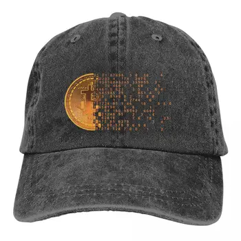 Однотонные папины шляпы, мем о майнерах криптовалюты Биткойн, Золотая женская шляпа, бейсболки с солнцезащитным козырьком, кепка с козырьком
