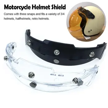 Универсальный козырек с 3 кнопками, защитный козырек для объектива, Откидной шлем с открытым лицом, Откидная рама для мотоциклетного шлема