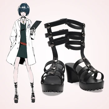 Обувь для косплея Tae Takemi Persona 5 P5 Game Обувь на заказ, ботинки, реквизит для косплея на Хэллоуин, аксессуар для костюма, Ролевая игра