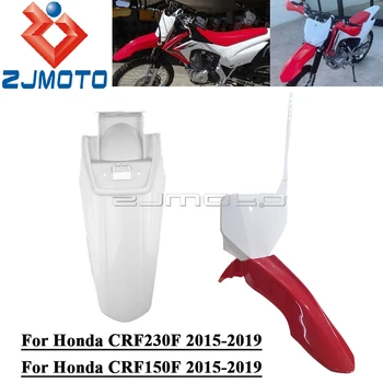 Комплект Крыльев Переднего Номерного Знака Для Мотокросса Dirt Bike Передний Брызговик Для Honda CRF150F CRF230F 2003-2019 Внедорожный Задний Брызговик