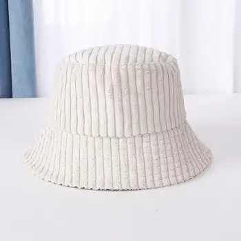 Термошлема для холодной погоды Термошлема Толстая теплая ветрозащитная женская рыбацкая шляпа стильного полосатого дизайна с широкими полями для улицы