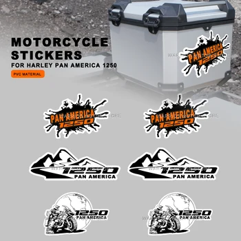 Наклейка на багажник мотоцикла для HARLEY Pan America 1250 Алюминиевые багажники Багажные корзины Protector Adventure