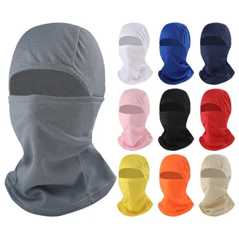 Балаклава, маска для лица с защитой от ультрафиолета для мужчин и женщин, солнцезащитный капюшон, Тактическая легкая Мотоциклетная маска для бега, кемпинга, пешего туризма, Лыжная маска