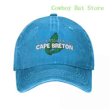 Лучший смелый дизайн I'm a Big Deal в Кейп-Бретоне для людей, которые любят бейсболку Cape Breton, кепку дальнобойщика, Роскошную шляпу, мужские кепки Wo