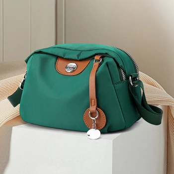 Нейлоновая сумка через плечо Женская модная повседневная женская водонепроницаемая сумка через плечо большой емкости, сумка-мессенджер, подушка, сумочка, кошелек