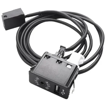 Автомобильный порт Aux Usb, 12-контактный переключатель интерфейса Bluetooth, музыкальный адаптер для BMW, панель интерфейса AUX USB.