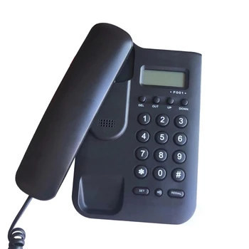 Традиционный настольный телефон с ЖК-дисплеем, телефон, подходящий для дома или офиса