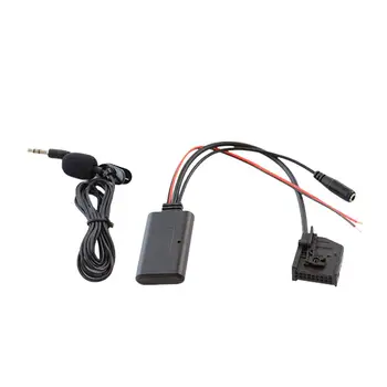 Автомобильный 3,5 мм аудио AUX Bluetooth кабель-адаптер для микрофона 2.0 W163