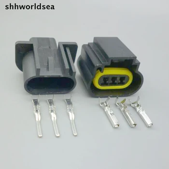 worldgolden 5/30/100 комплектов H13 3pin пластиковый ксеноновый штекерный разъем HID Plug socket с клеммным Адаптером фары