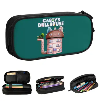 Пенал Gabbys Dollhouse Baby Box, креативная милая детская коробка для ручек, сумка для девочек и мальчиков Большой емкости, Школьные принадлежности, Подарки, пенал для карандашей