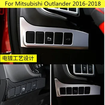 Для Mitsubishi Outlander 2016-2018 Кнопка включения фары Рамка Крышка Центральная Консоль Внутренняя отделка Для укладки Гарнир 2ШТ
