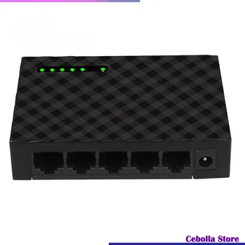 Гигабитный сетевой коммутатор с 5 портами, сетевой адаптер Ethernet 10/100/1000 Мбит /с, штепсельная вилка ЕС или США