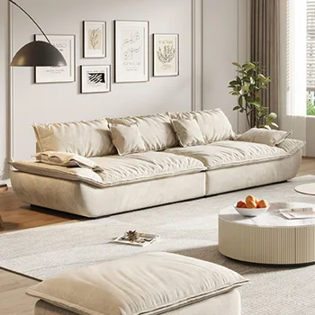 Спальный Салон Диваны Для Гостиной Кровать Ленивая Кушетка Секционный Диван-Пуф Cloud Couch Nordic Salas Y Диваны Muebles Мебель для дома