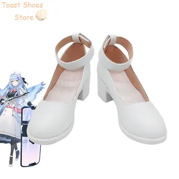 Обувь для косплея Aoimori Mine, игровой синий архив, реквизит для косплея, Карнавальные ботинки на Хэллоуин, обувь из искусственной кожи, реквизит для костюмов